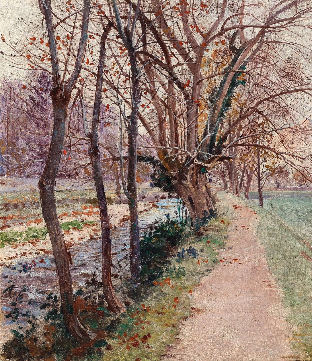 Allee am Bach von Theodor von Hormann