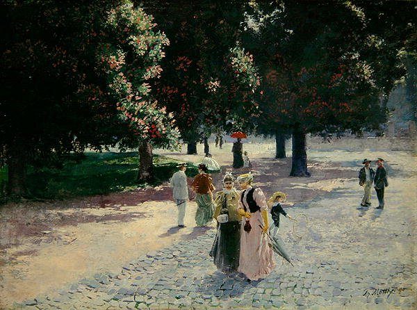 Am Rande des Parks von Theodor Matthei
