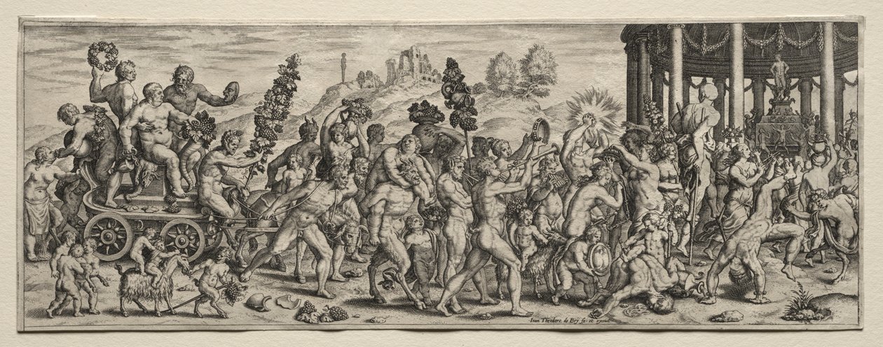 Triumph des Bacchus von Theodor de Bry