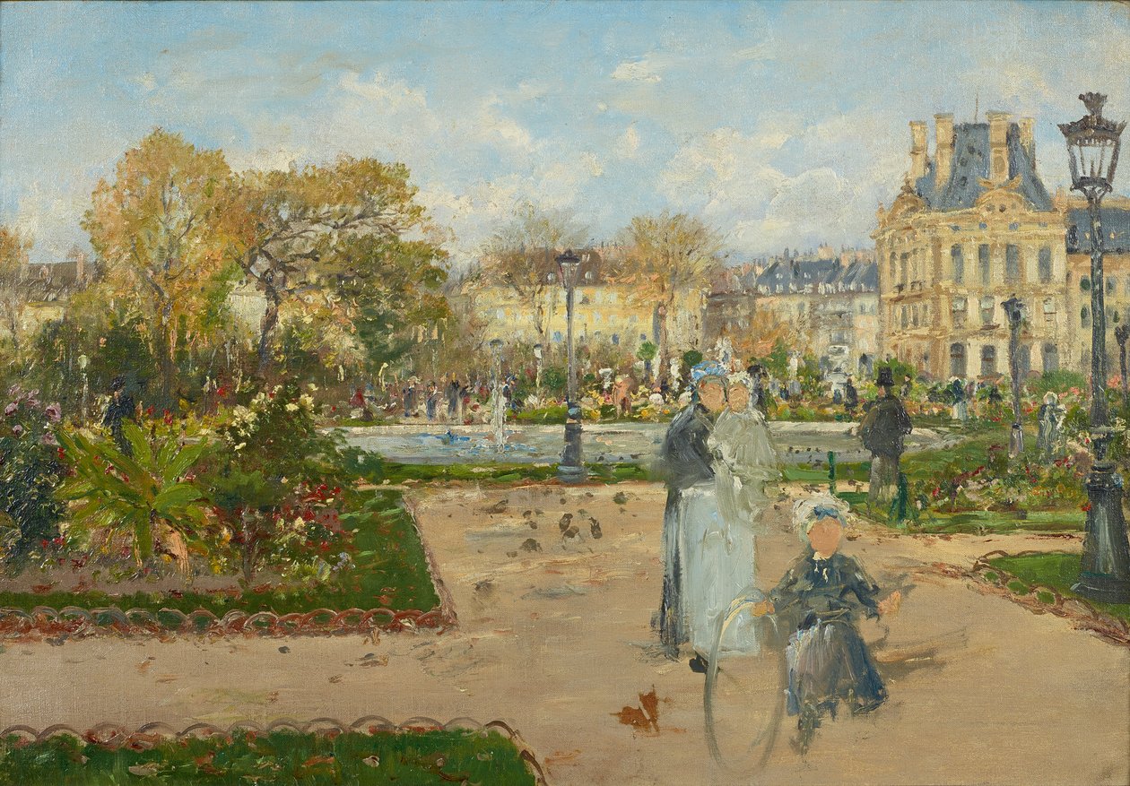 In den Tuilerien von Theodor von Hormann