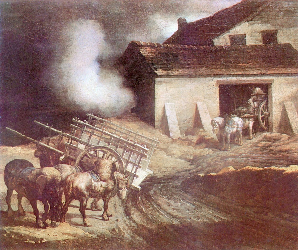 Der Gipsbrennofen von Theodore Gericault