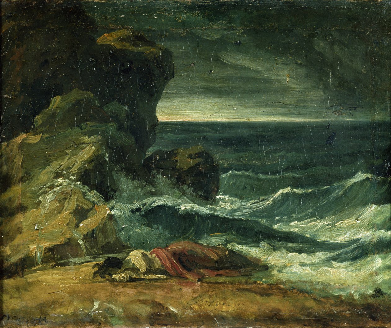 Der Sturm oder Das Wrack von Theodore Gericault
