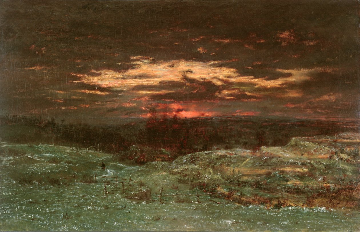 Effet de Givre, 1845 von Pierre Etienne Theodore Rousseau