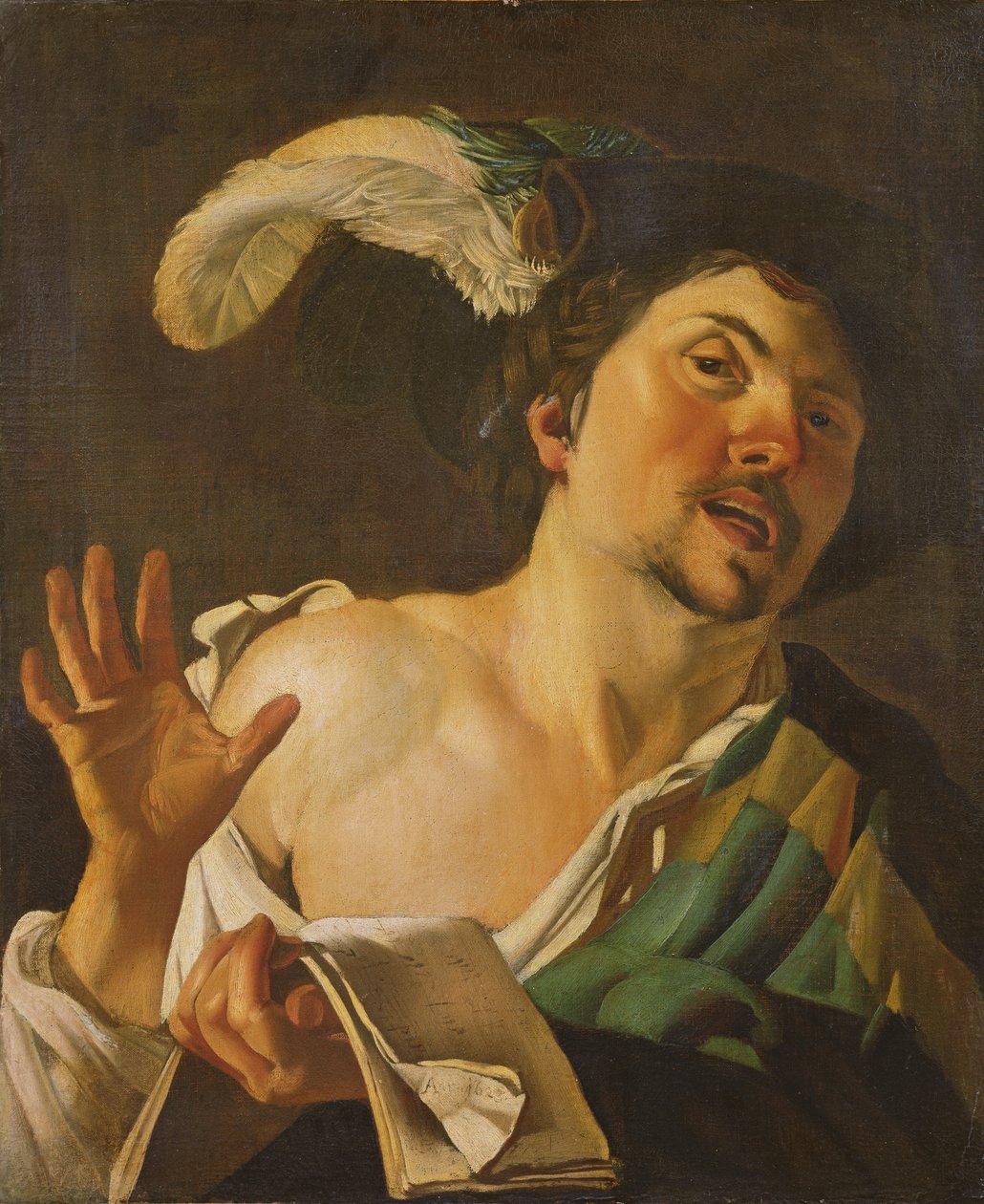 Ein Sänger von Theodore van Baburen