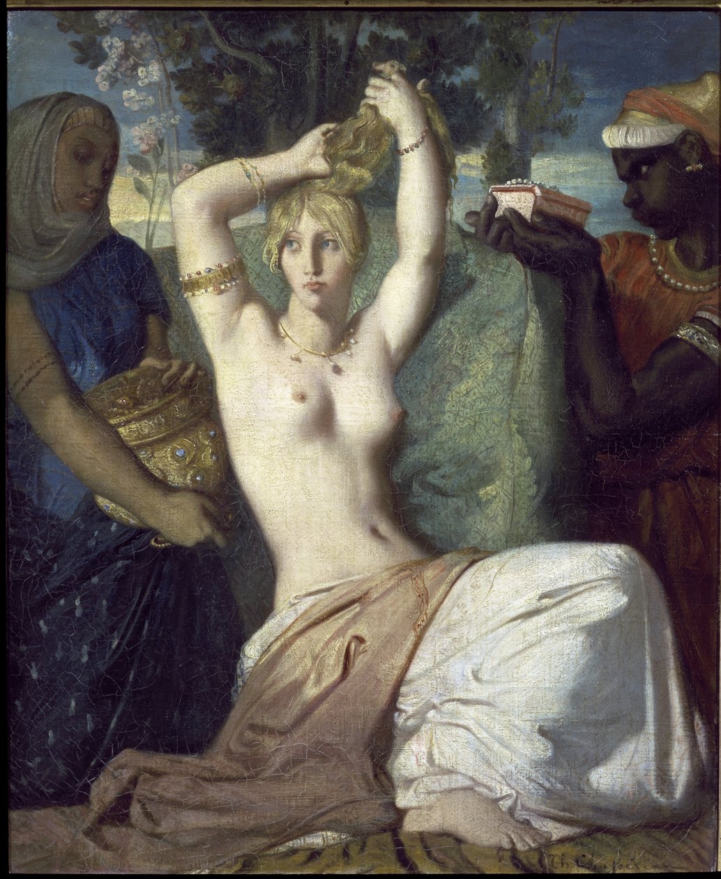 Esthers Toilette von Théodore Chassériau