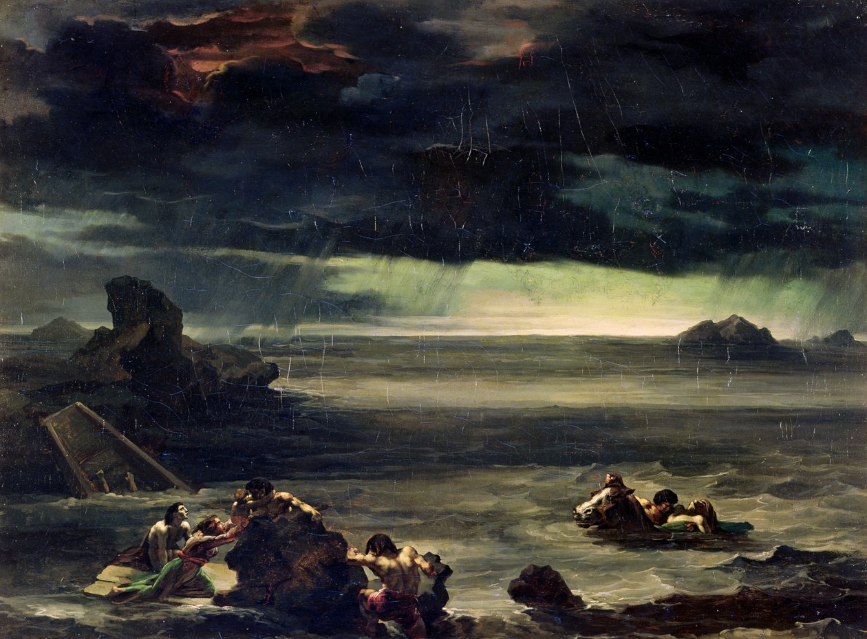 Szene der Sintflut von Theodore Gericault
