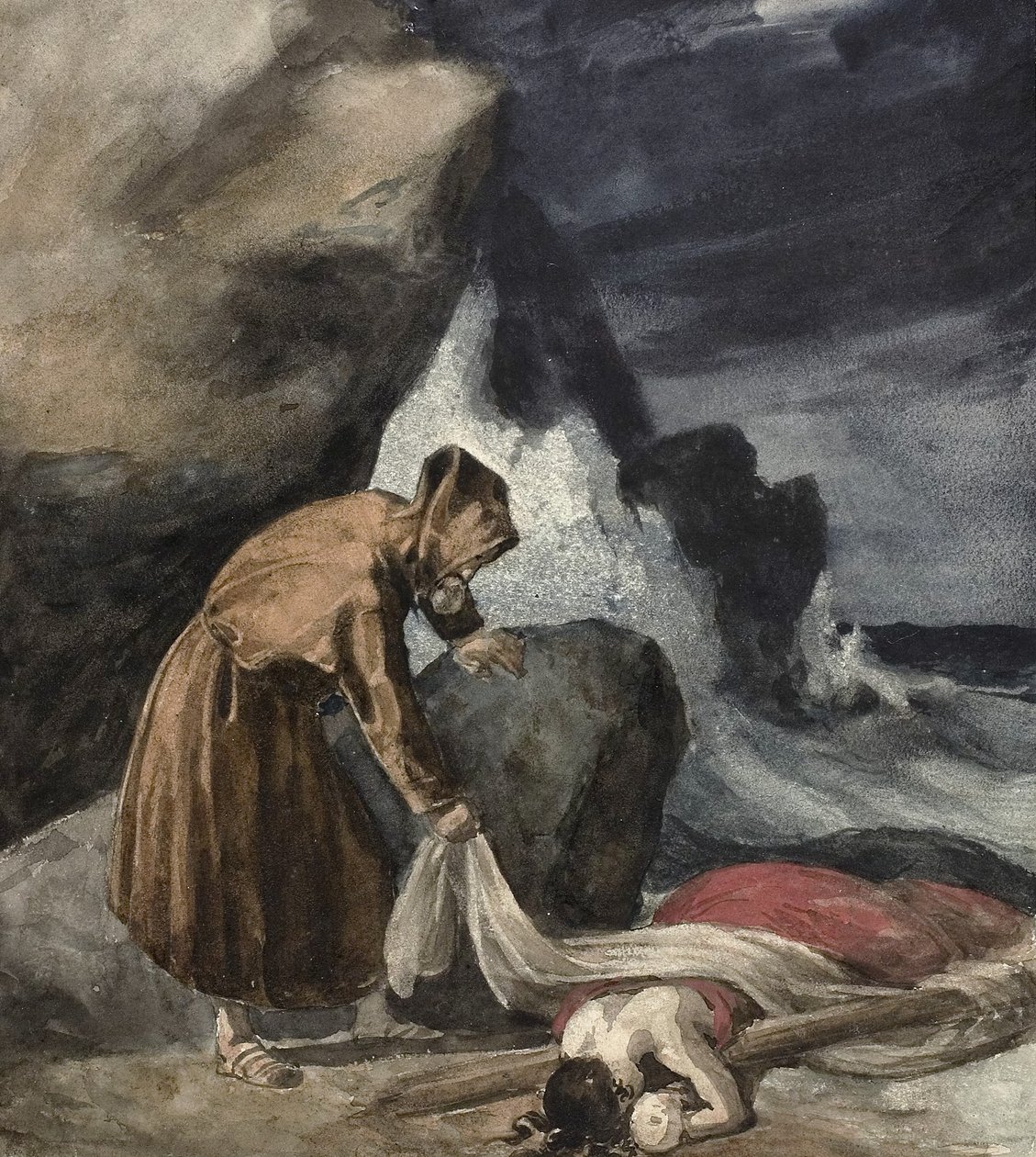 Der Sturm, ca. 1821-23 von Theodore Gericault