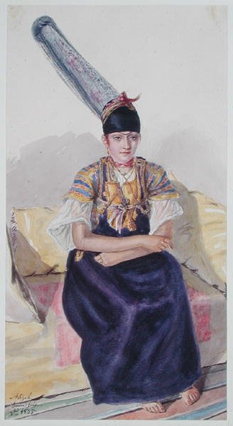 Eine jüdische Frau in Algerien von Theodore Leblanc