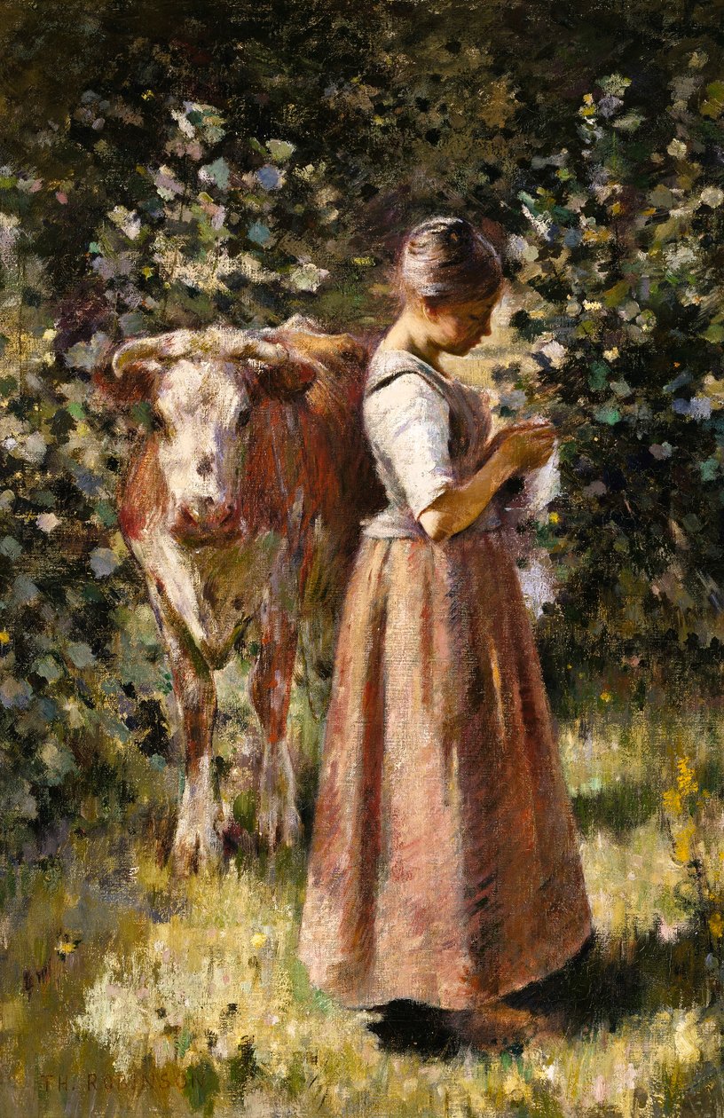 Die Kuhhirtin von Theodore Robinson
