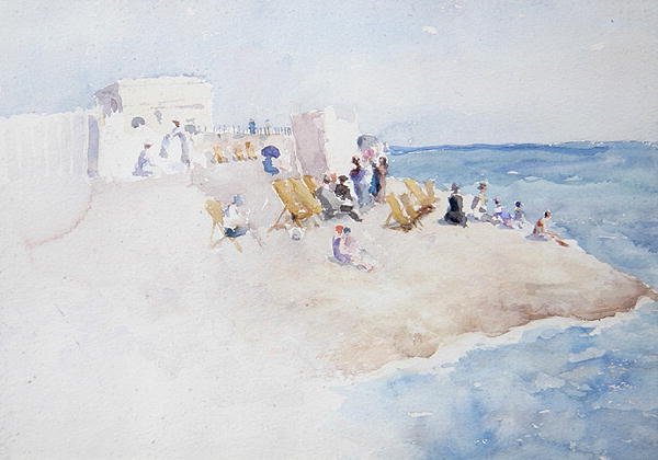 Badeanstalt in St. Leonards-on-Sea von Theodore Roussel