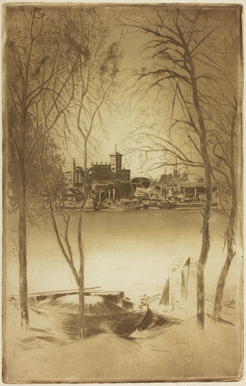Goldregen und Battersea von Theodore Roussel