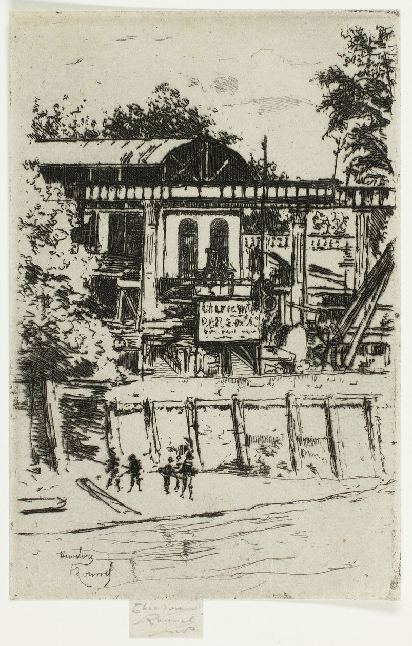 Die Sägemühle, Putney von Theodore Roussel