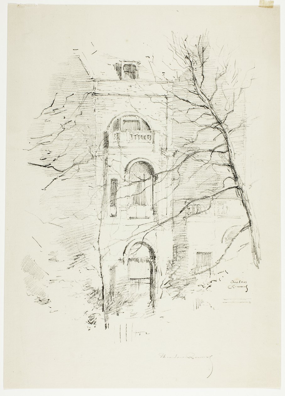 Winter, ein Haus im Green Park von Theodore Roussel