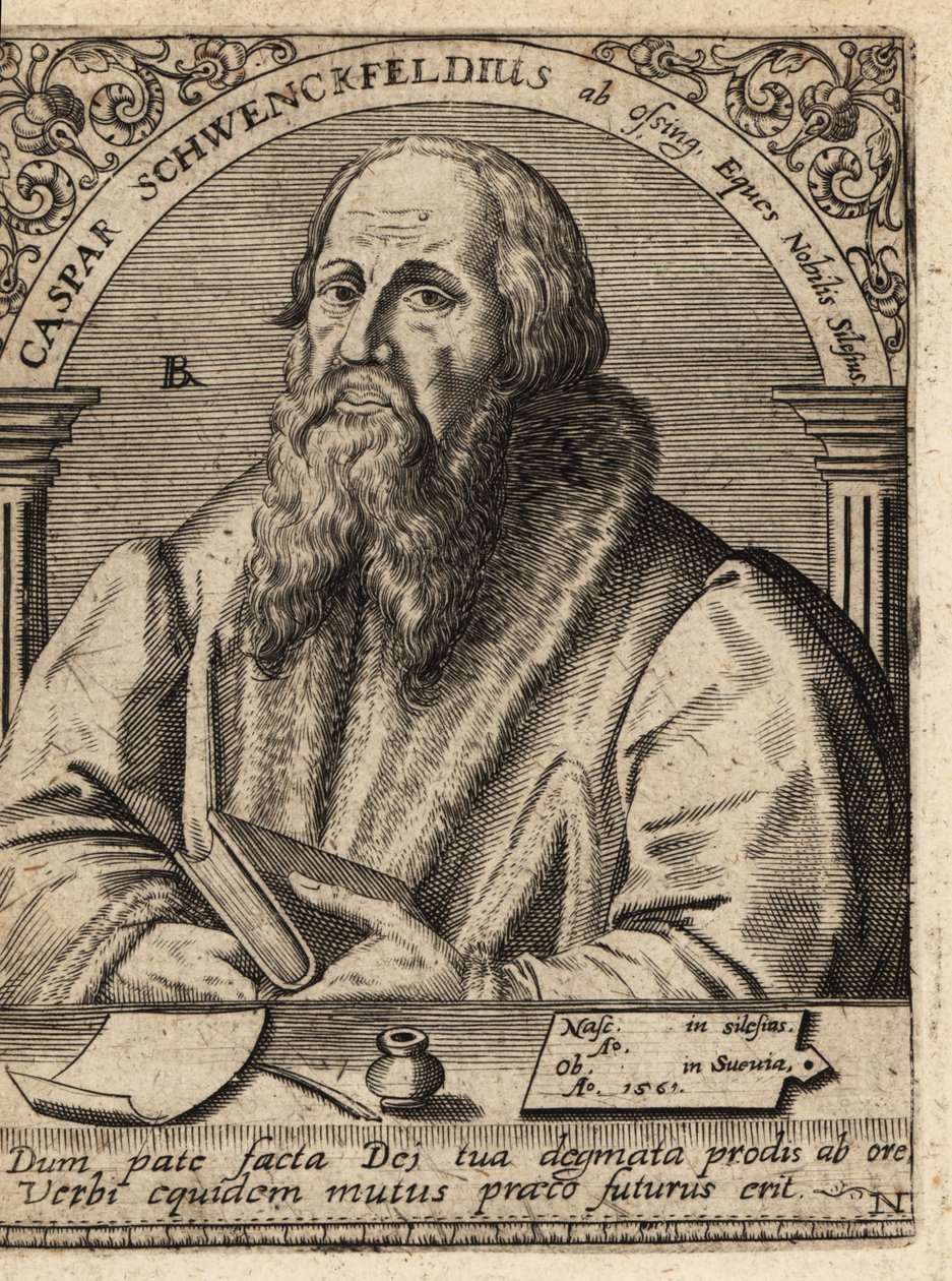 Caspar Schwenckfeld von Theodore de Bry
