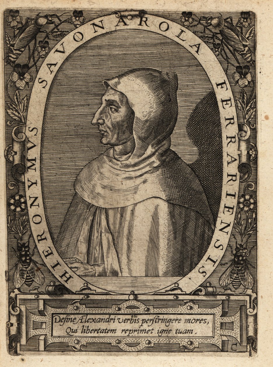 Girolamo Savonarola von Theodore de Bry