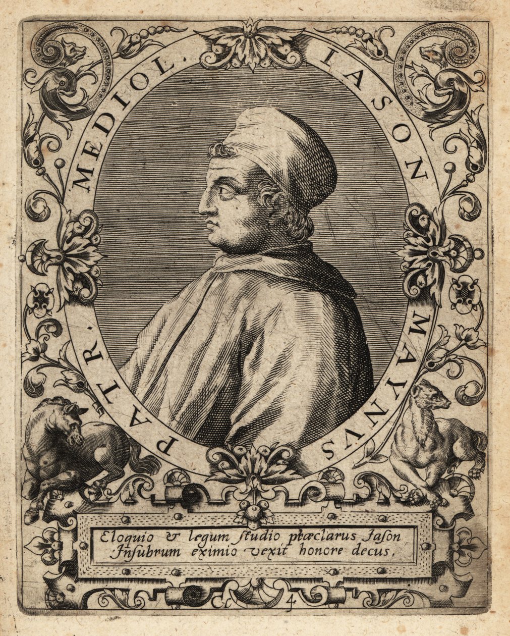 Jason de Mayno von Theodore de Bry