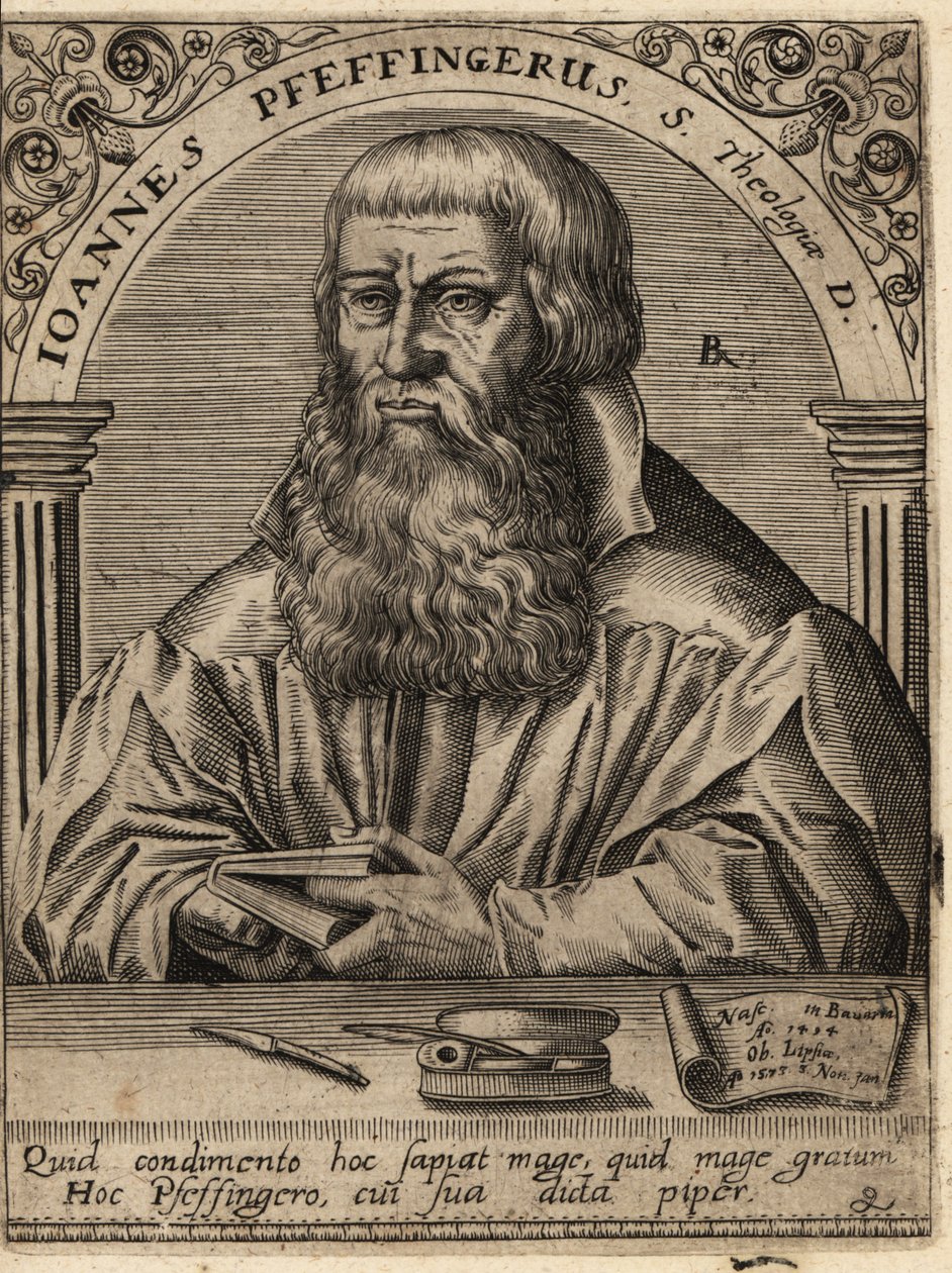 Johann Pfeffinger von Theodore de Bry