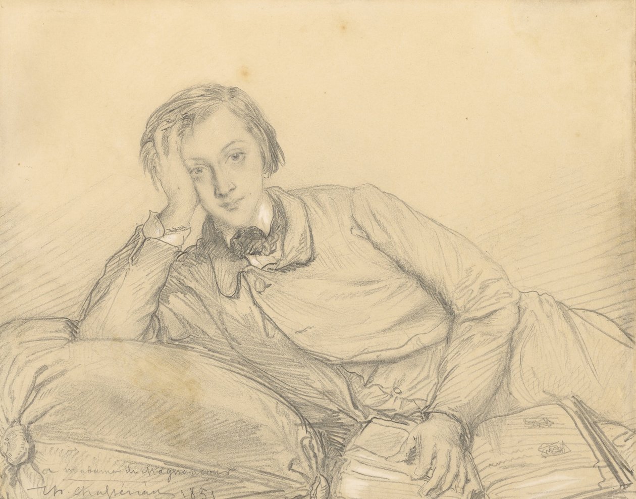 Porträt von Raymond de Magnoncourt von Théodore Chassériau