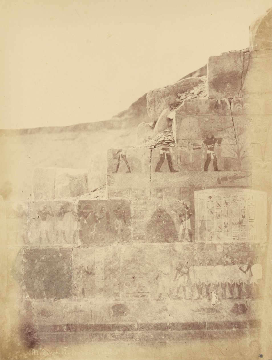 Médînet-el-Bahari (Theben) von Théodule Devéria