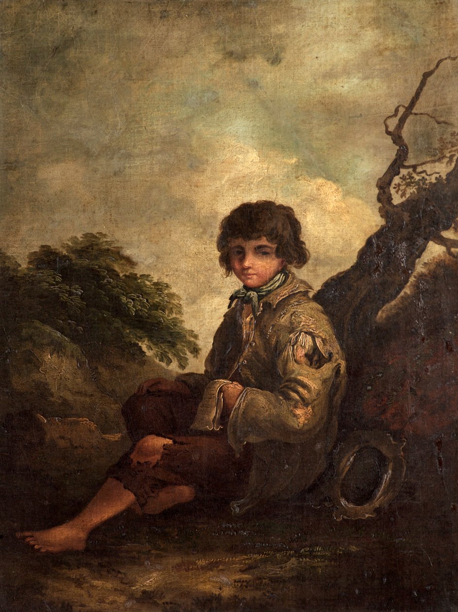 Ein junger Balladensänger von Thomas Barker of Bath