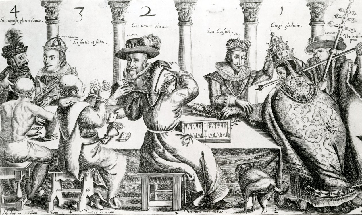 Königliche und kirchliche Spieler, ca. 1609 von Thomas Cockson