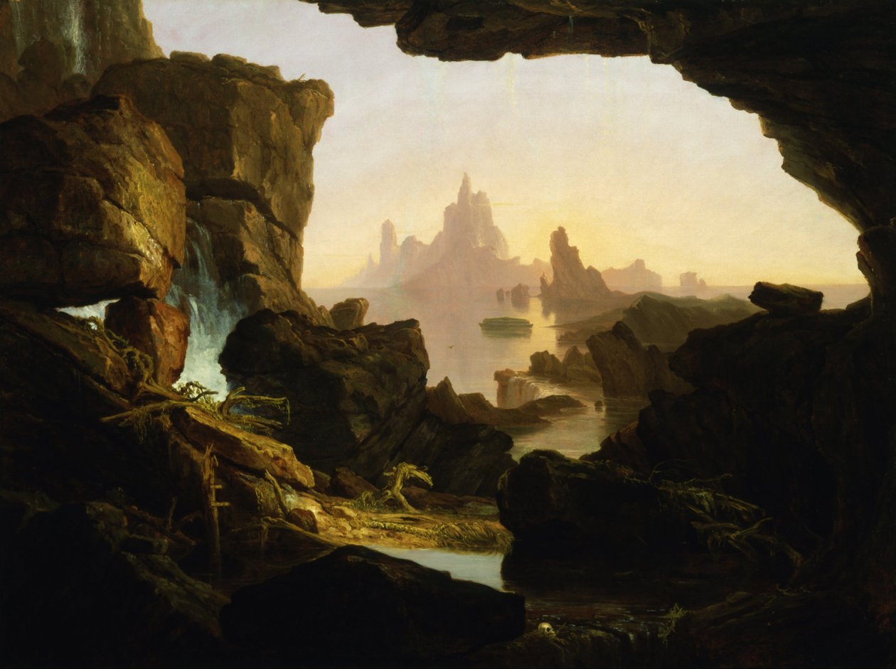 Das Nachlassen der Flut von Thomas Cole