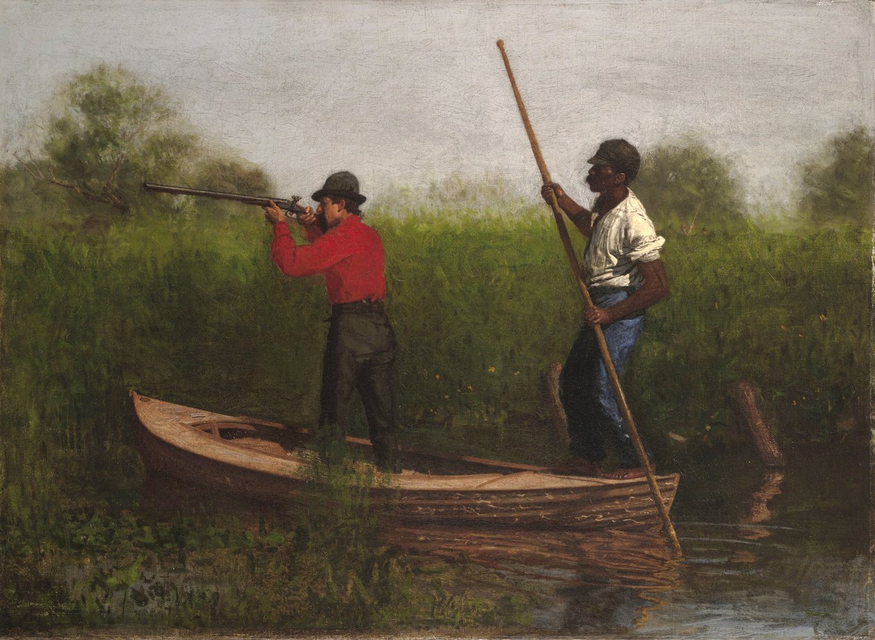 Schießen auf der Delaware, 1876 von Thomas Eakins