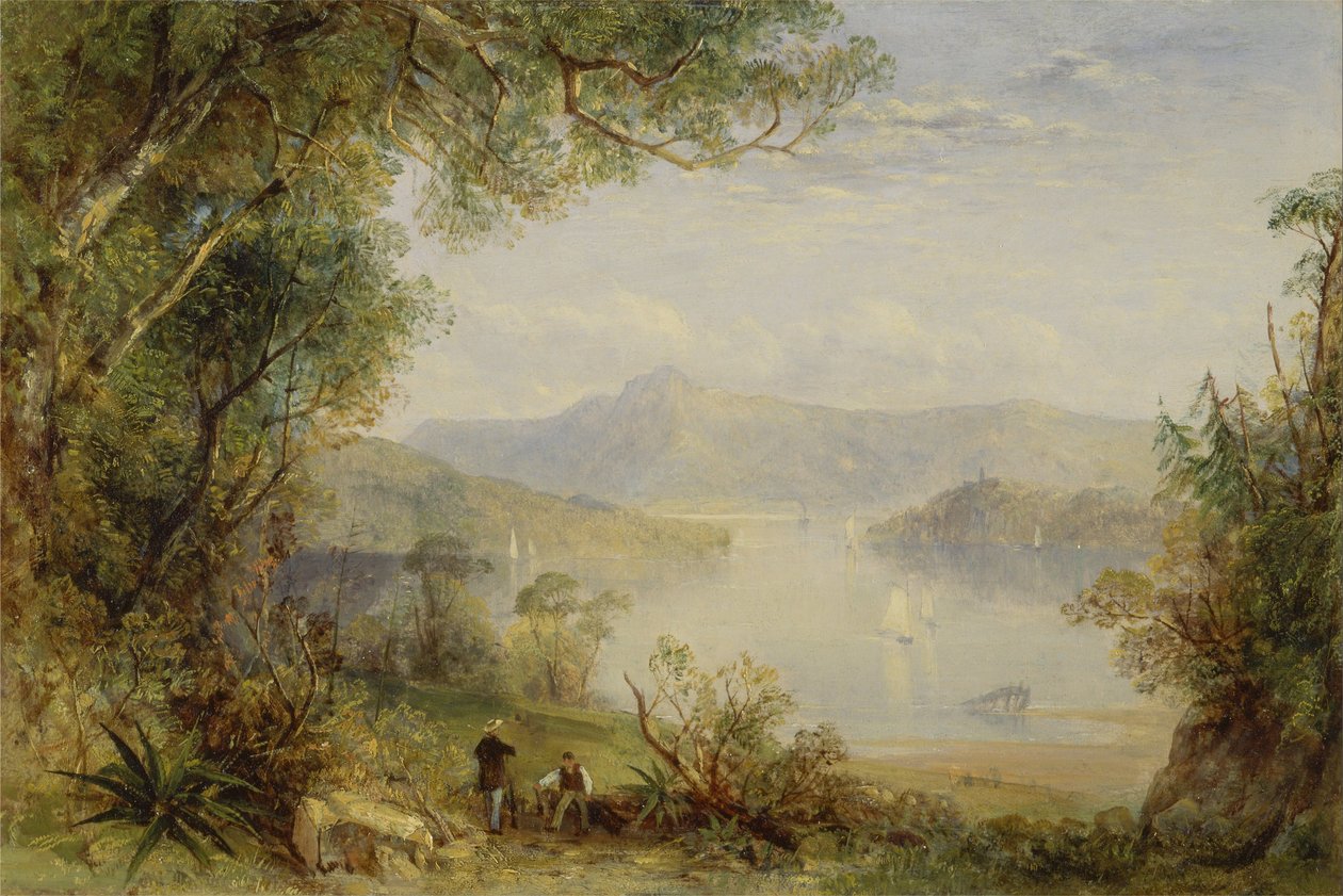 Blick auf den Hudson River von Thomas Creswick