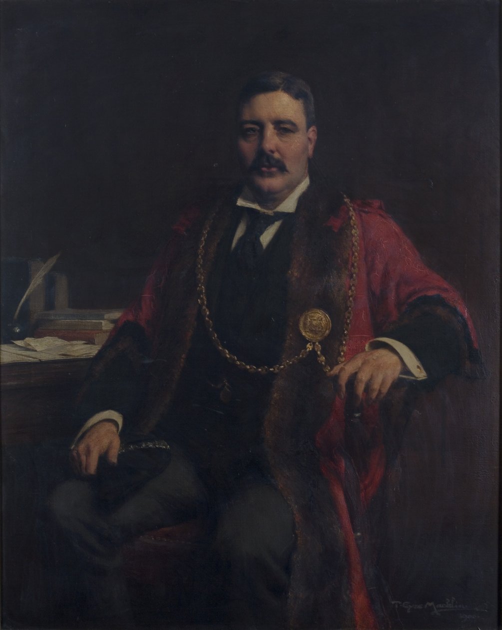 Porträt von Stadtrat Thomas Dunn Marshall von Thomas Eyre Macklin