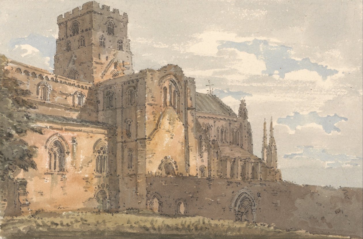 Kathedrale von Carlisle, Cumberland, von Südwesten von Thomas Girtin