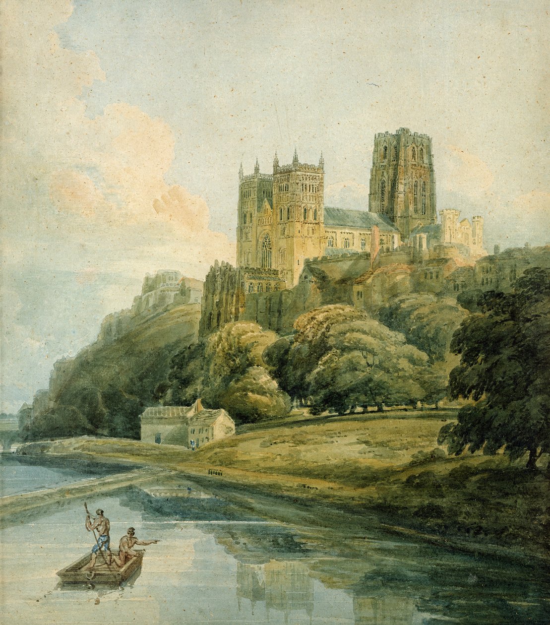 Kathedrale von Durham von Thomas Girtin