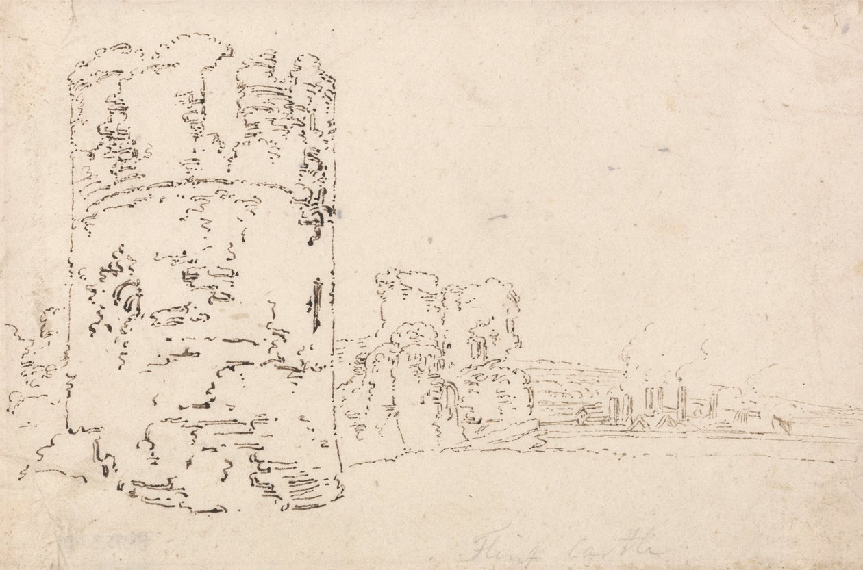 Schloss Flint von Thomas Girtin