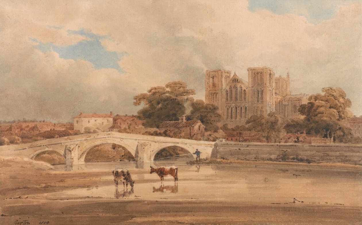 Ripon Minster, Yorkshire von Thomas Girtin