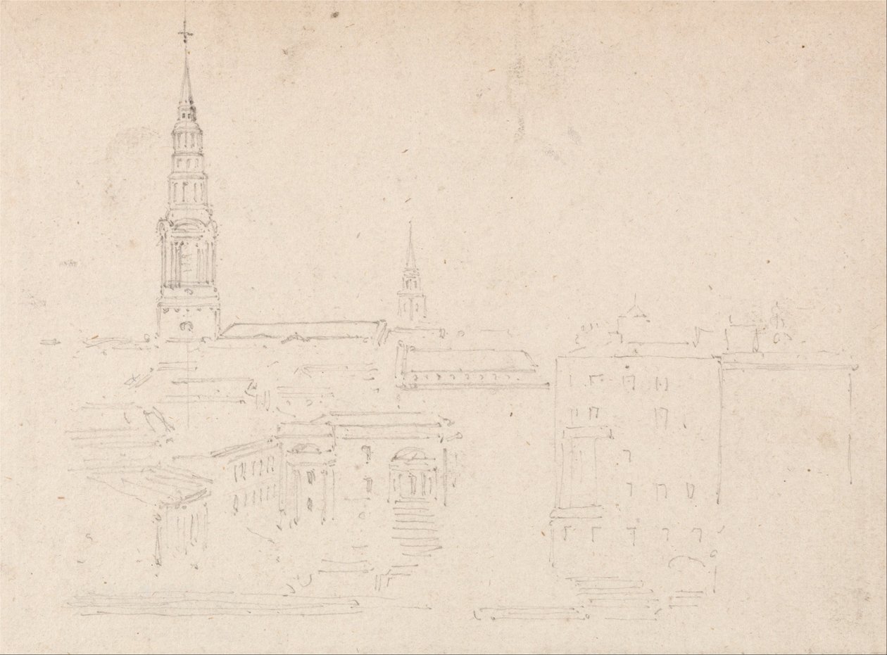St. Brides, Fleet Street, London von Thomas Girtin