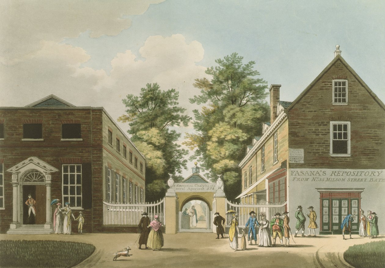 Old Wells und Pump Room, Cheltenham von Thomas Hulley