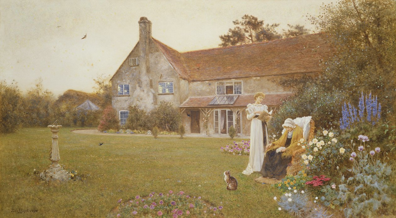 Die Sonnenuhr, 1898 von Thomas James Lloyd
