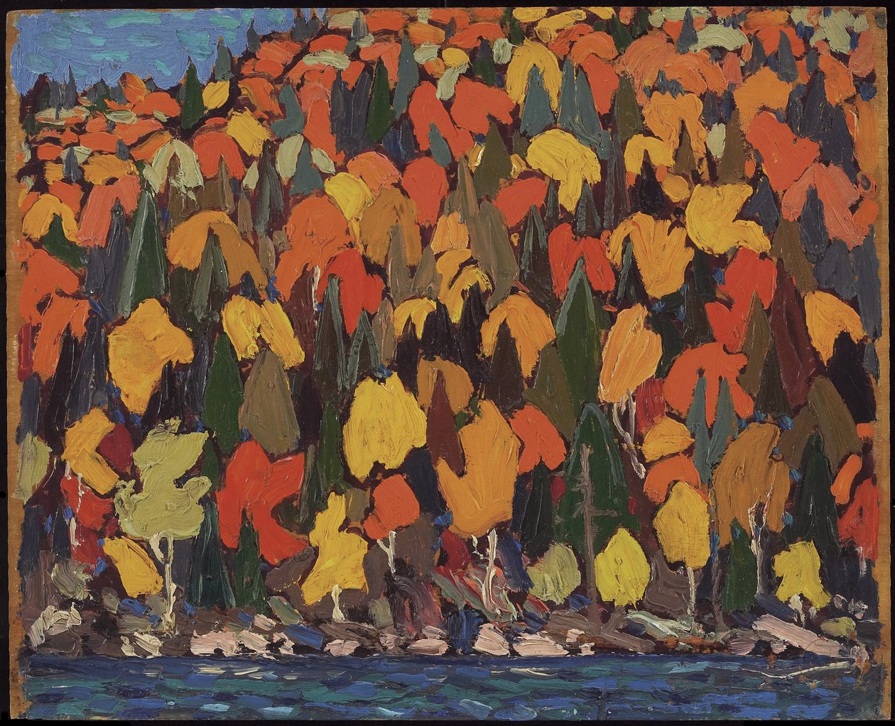 Herbstlaub, Herbst oder Winter 1915 von Tom Thomson