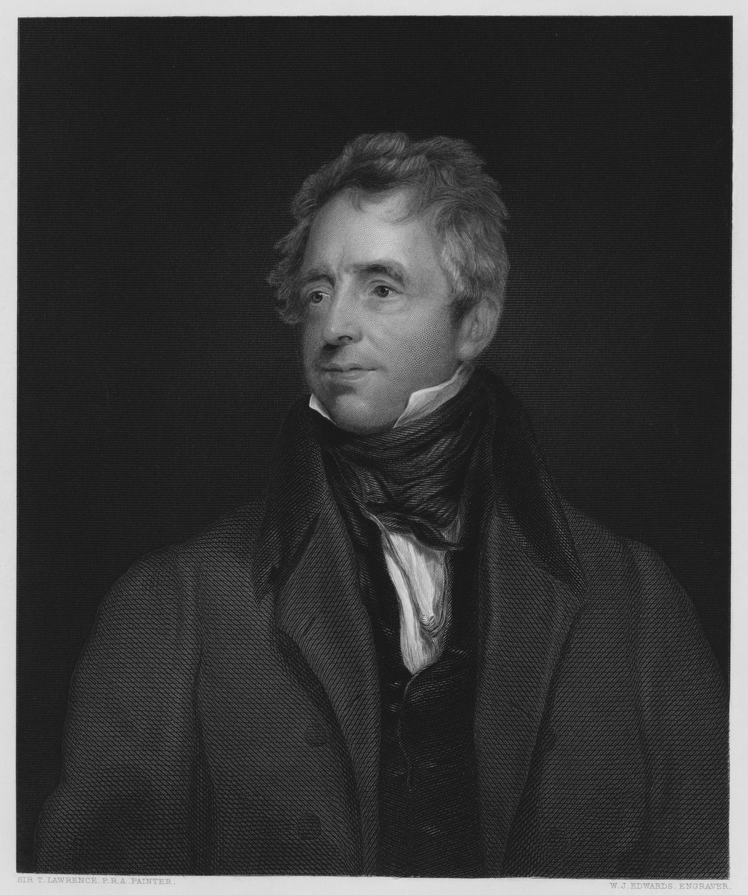 Fawcett, der Komiker, nach dem Bild in der Vernon Galerie von Thomas Lawrence