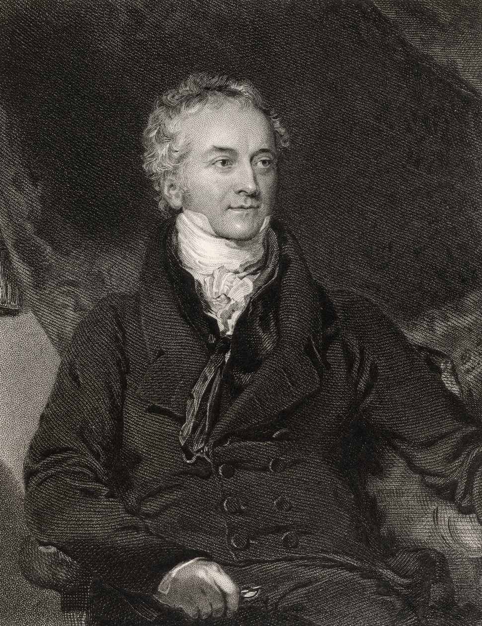 Thomas Young, graviert von G. Adcock, aus 