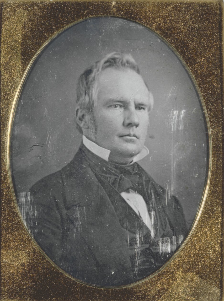 Porträt von Stirling Price, Gouverneur von Missouri von Thomas M. Easterly