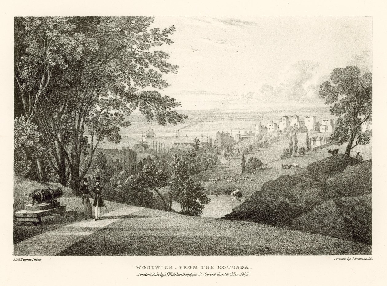 Woolwich von der Rotunde, London von Thomas Mann Baynes