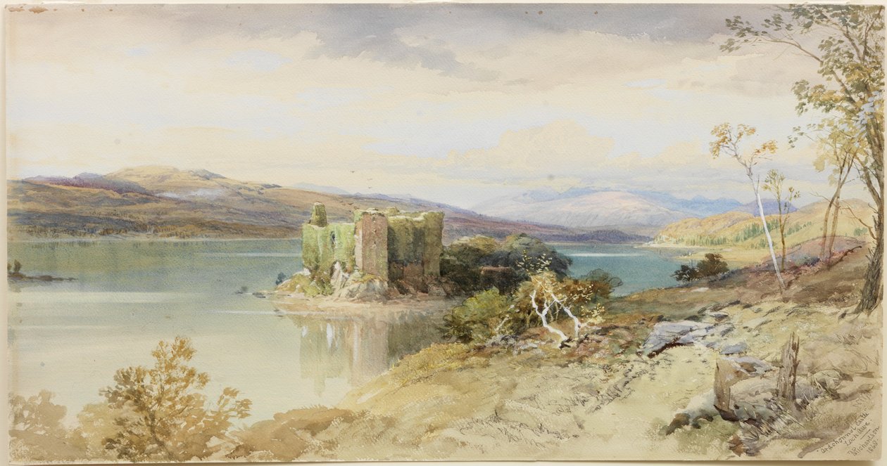 Ardchonnel Castle, Loch Awe von Thomas Miles II Richardson