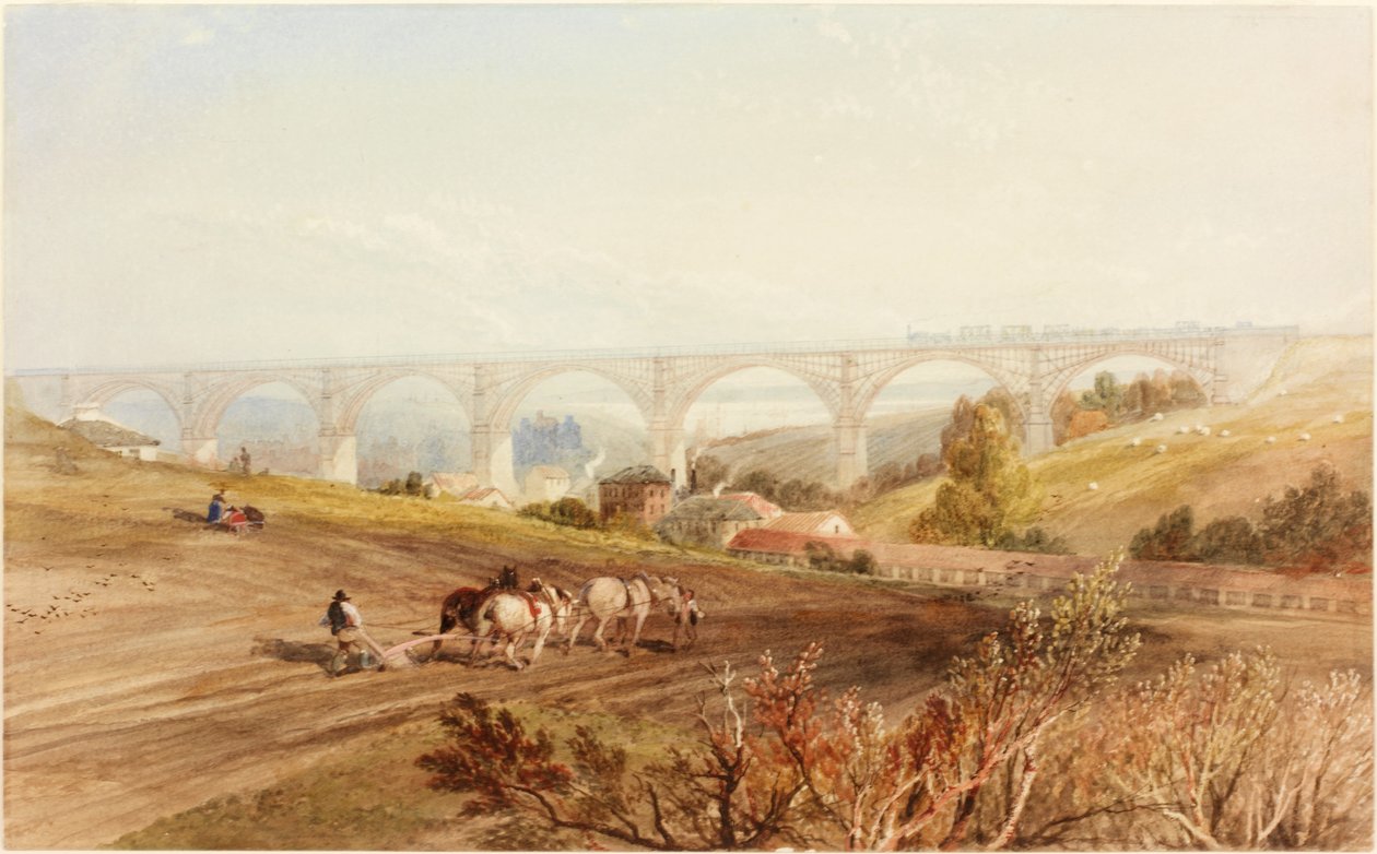 Willington Dene Viadukt von Thomas Miles Richardson