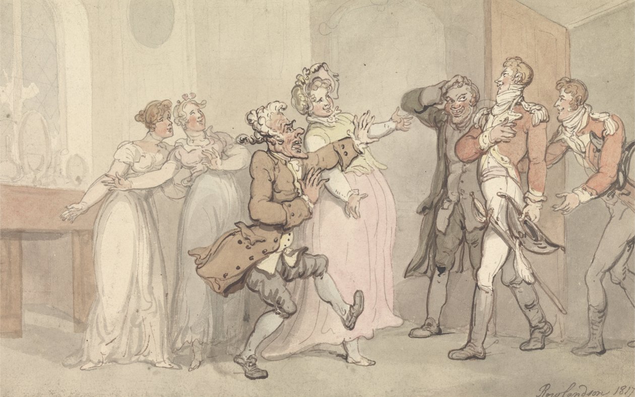 Eifersucht, Wut, Enttäuschung... von Thomas Rowlandson