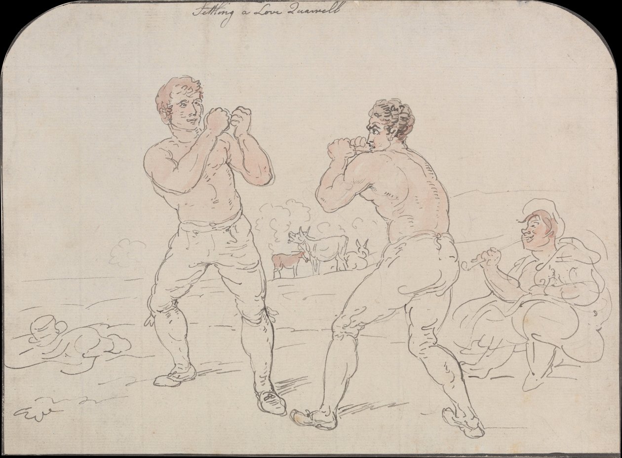 Einen Liebesstreit beilegen von Thomas Rowlandson