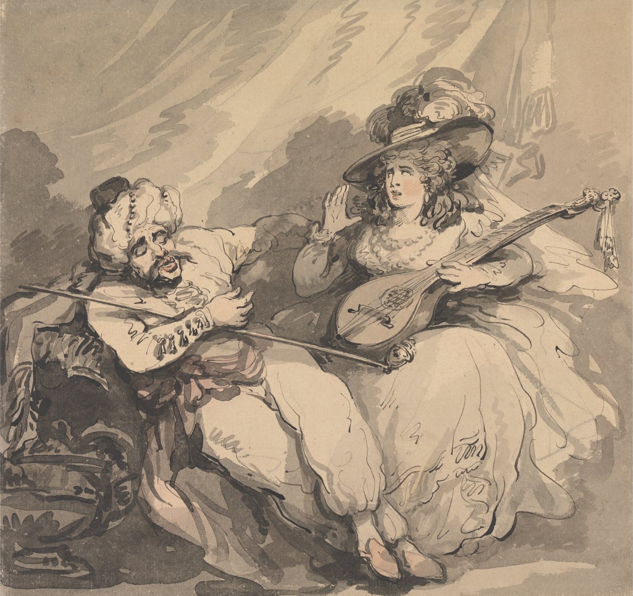 Der verliebte Türke von Thomas Rowlandson