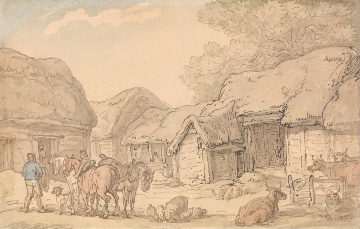 Der Bauernhof von Thomas Rowlandson