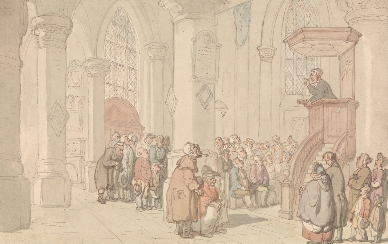 Der Prediger von Thomas Rowlandson
