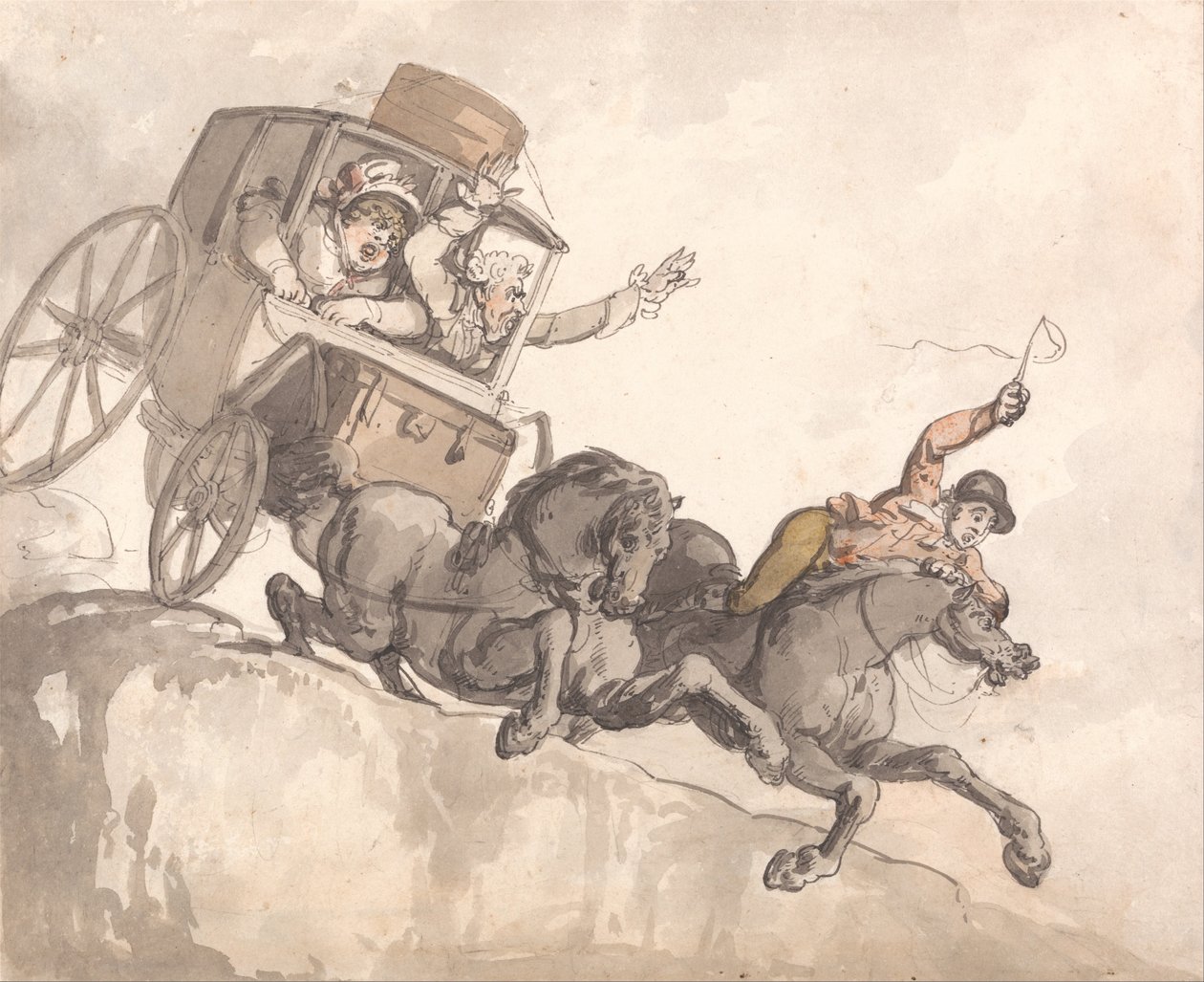 Die durchgehende Kutsche von Thomas Rowlandson