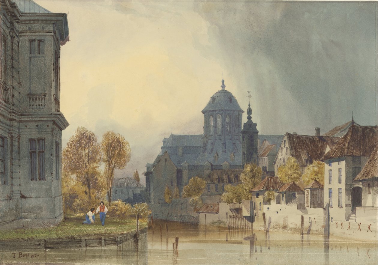 Ansicht der Kirche Unserer Lieben Frau von Hanswijk, Mechelen (Malines), Belgien von Thomas Shotter Boys